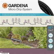 Gardena Micro Drip hadice pro zavlažování zeleninových záhonků / řádků s rostlinami - sada (15 m) - Esőztető tömlő