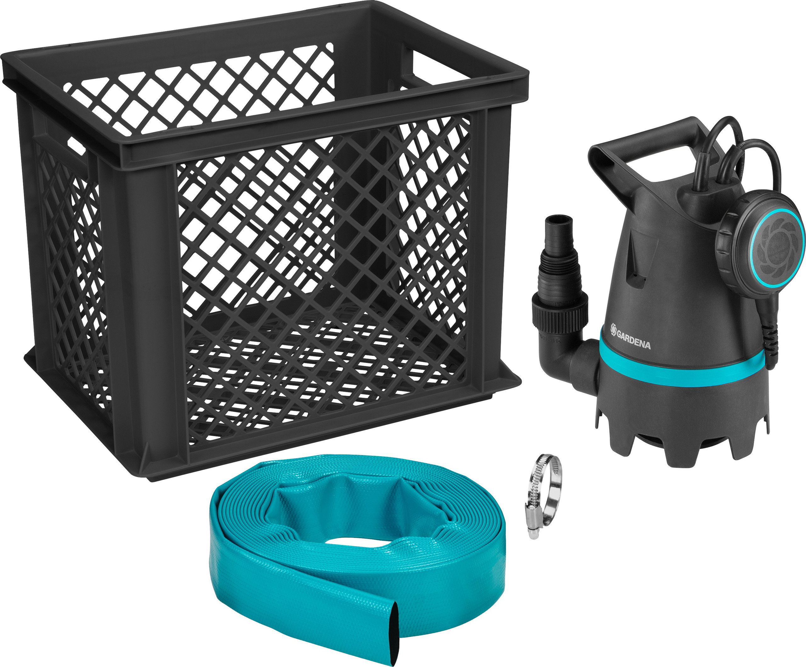 GARDENA 10500 BASIC, szennyezett vízhez - víztelenítő készlet