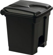 Gastro Plastic pedal bin 30 L, black - Rubbish Bin