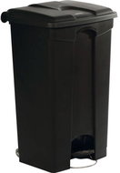 Gastro Plastic pedal bin 90 L, black - Rubbish Bin