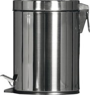 Gastro Stainless steel pedal bin 5 L, silver - Rubbish Bin