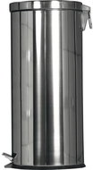 Gastro Stainless steel pedal bin 30 l, silver - Rubbish Bin