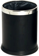 Gastro Metal waste bin double wall 10 l, black - Rubbish Bin