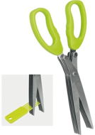 Gastro Nůžky na bylinky nerez/plast, 5 čepelí - Kitchen Scissors