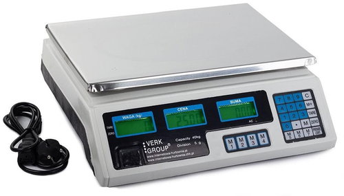 Verk 17075 Digital bench scale 40 kg/5g - Professional Kitchen Scale - Main image
