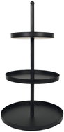 Gastro Elevator three tier, black metal, height 550 mm, diameter 300 mm - Tiered Stand