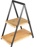 Gastro Elevator 2 floors, bamboo/metal - Tiered Stand