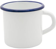 Gastro Enamel mug 350 ml, white/blue - Mug