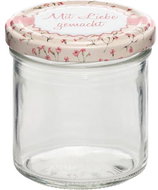 Gastro Cooking jars with floral lid 167 ml, 6 pcs - Canning Jar
