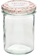 Gastro Zavařovací sklenice s květovaným víčkem 230 ml, 6 ks - Canning Jar