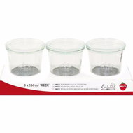 Weck Cooking jars 160 ml 3 pcs, with lid - Canning Jar