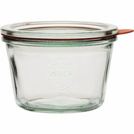 Weck Cooking jar 250 ml 4pcs lid seal clamp 4pcs - Canning Jar
