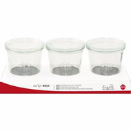 Weck Cooking jars 290 ml 3 pcs, with lid - Canning Jar