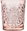 Whisky glass 350 ml, coral