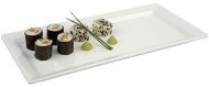 APS Servírovacia tácka sushi obdĺžnik melamín 35,5 × 18 cm biela - Tácka