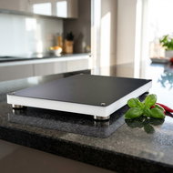 Chopping board PVC white 6x interchangeable cutting mat metal feet 400/300/22 profboard for - Cutting Board
