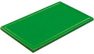 Lopárik Gastro Lopárik na krájanie plastový 53 × 32,5 × 2 cm GN 1/1, s drážkou, zelený - Prkénko