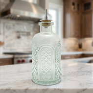 Gastro Dispensing bottle with spout, round, glass - Dispensing Bottle
