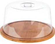 APS Tray with lid round wooden 25 cm - Tray