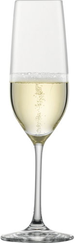SCHOTT ZWIESEL Wine Glasses for sparkling wine, volume: 0,23 l, with Mousse point, pack of 6 - Glass - Main image