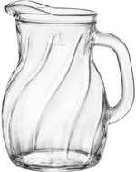 Bormioli Rocco Glass pitcher Bistro Twist 1 l, 6 pcs - Pitcher
