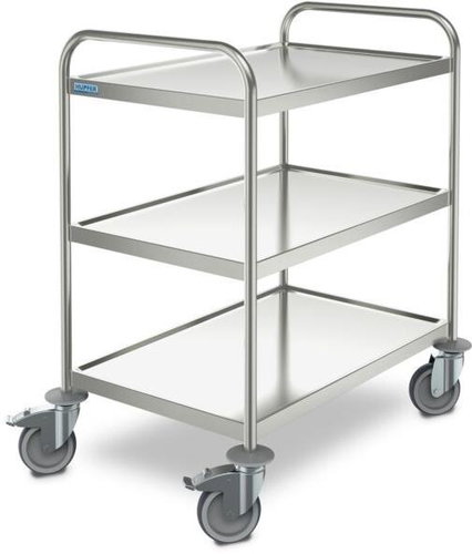 Hupfer Serving trolley SW 10 × 6 - 3, with plastic wheels - Serving Trolley - Main image
