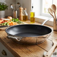 ilios Frying pan 40 cm, with non-stick surface and handle - Pan
