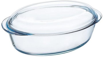 Bräter Pyrex-Backform mit Deckel 6,7 l Glas für 12,90 €