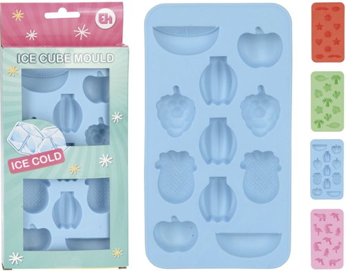 Gastro plastic, various motifs, length 210mm, width 110mm - Ice Cube Tray - Main image