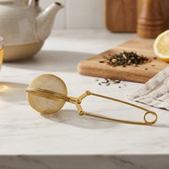 Gastro Tea strainer tongs 45 × 170 × 45 mm, gold - Tea Strainer