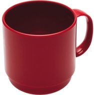 Ornamin Plastic mug 250 ml, red - Mug