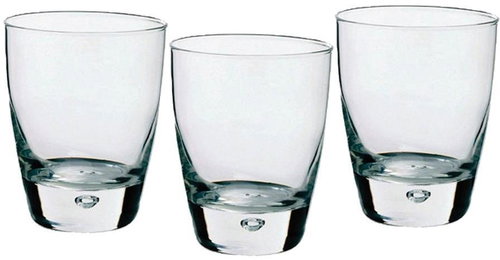 Bormioli Rocco Set of 3 soft drink glasses Luna 260 ml - Glass - Main image