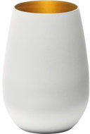 Stölzle Elements Glass 465 ml, white / gold, 6 pcs - Glass