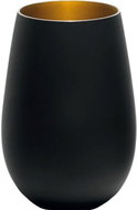 Stölzle Elements Glass 465 ml, black / gold, 6 pcs - Glass
