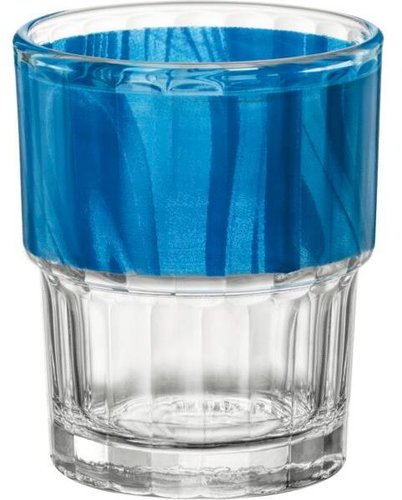 Bormioli Rocco Stackable glass Lyon 200 ml, blue, 12 pcs - Glass - Main image