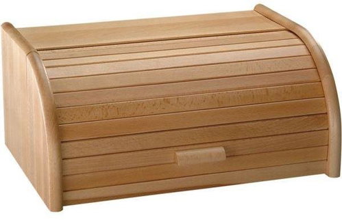 Kesper beech wood bread bin 30 × 20 cm - Breadbox - Main image
