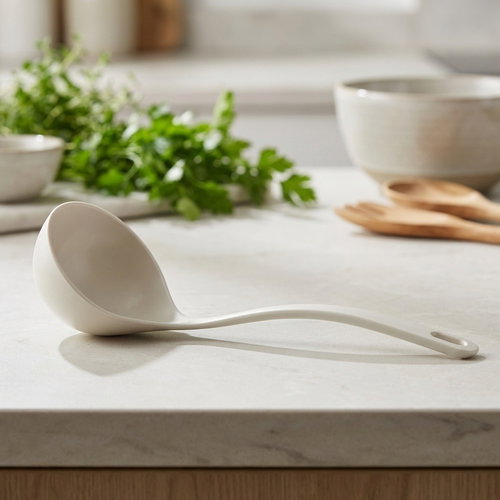 Gastro round ladle 30 cm, white - Ladle - Main image