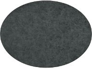 Prostírání ZicZac Truman 45 × 33 cm, oválné, černé - Placemat