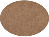 Prestieranie ZicZac Truman 45 × 33 cm, oválne, hnedé - Prestieranie