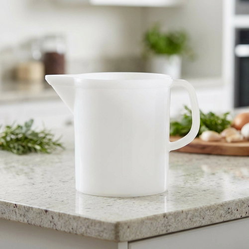 Plastic measuring cup Gastro 3000 ml, white - Measuring Cup - Main image