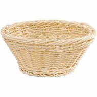Košík na pečivo kulatý APS 19 cm, béžový - Basket