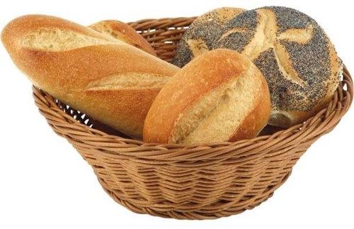Pastry basket round APS 19 cm, brown - Small Basket - Main image