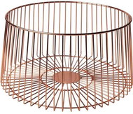 Decorative metal basket Cosy&Trendy 30 cm, copper - Small Basket