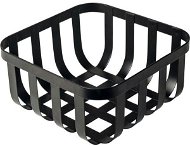 Košík na pečivo Gusta 19,5x19,5 cm, černý - Košík