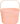 Storage basket with bamboo handle 24 cm, pink