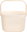 Storage basket with bamboo handle 24cm, white