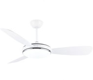 Sulion 75328 DINAN, white, ceiling fan with LED light and DC motor, new (time of use 1 t - Fan