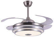 Sulion 75349 JAIR, silver, ceiling fan with LED light - Fan