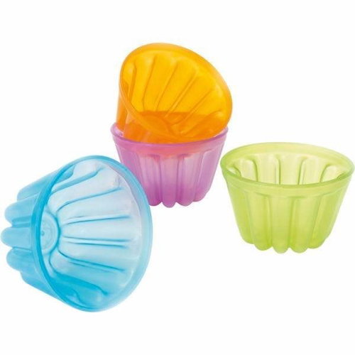 Gastro Pudding moulds 75 ml 12 pcs, various colours - Moulds - Main image