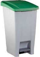 Gastro Odpadkový koš nášlapný 60 l, šedá/zelená - Odpadkový koš